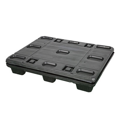 HUADING Vehicle Packaging Solid Pallet Box HDPE PP Material for Auto Parts Storage