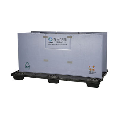 Large OEM Turnover Vehicle Packaging Heavy Duty Plastic Pallet Box with Logo Design