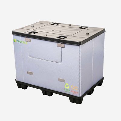 Optional Locks HUADING 1250*850-Hump Safety Stop Type Twin-Sheet Plastic Sleeve Boxes
