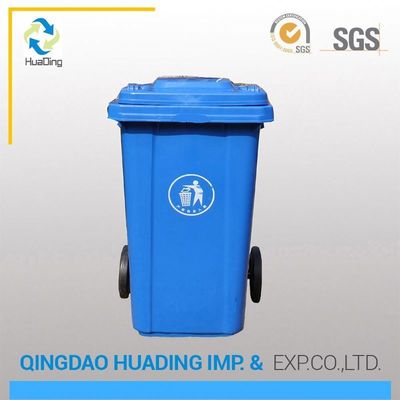 Plastic Standing Kitchen Garbage Trash Can with Wheels Large Size and Eco Friendly
