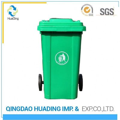 Plastic Standing Kitchen Garbage Trash Can with Wheels Large Size and Eco Friendly