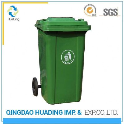 Plastic Standing Kitchen Garbage Trash Can with Wheels Large Size and Eco Friendly