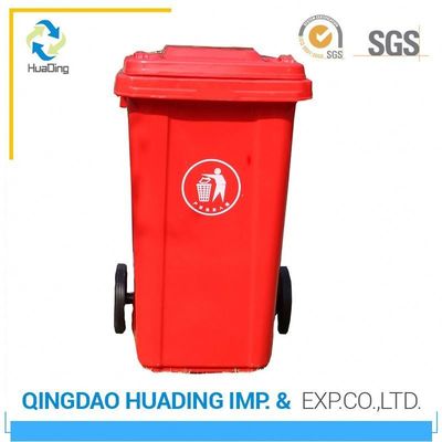 Plastic Standing Kitchen Garbage Trash Can with Wheels Large Size and Eco Friendly