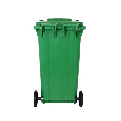 Outdoor Hospital Recycling Trash Can with Wheels in Blue Color 240L Capacity