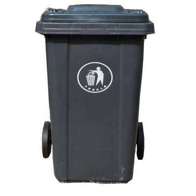 Outdoor Hospital Recycling Trash Can with Wheels in Blue Color 240L Capacity