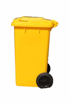 Racking HUADING Recycling Plastic Garbage Waste Bin Dustbin with 2 Wheels