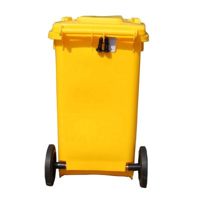 Racking HUADING Recycling Plastic Garbage Waste Bin Dustbin with 2 Wheels