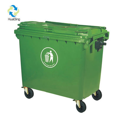 STANDING HDPE dust bin Trash can 120L 240L 360L 660L 1100L heavy duty Induction Type