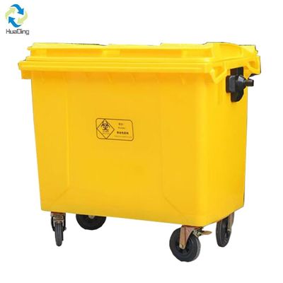 STANDING HDPE dust bin Trash can 120L 240L 360L 660L 1100L heavy duty Induction Type