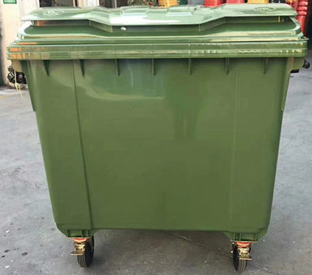 1100L Outdoor Plastic Recycling Waste Bins for Sustainable Garbage Management System