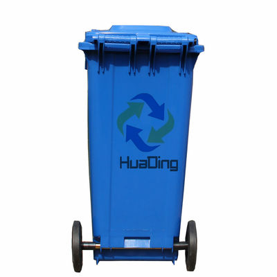 240L Plastic Garbage Containers with Wheels Standing Structure 10.6KG