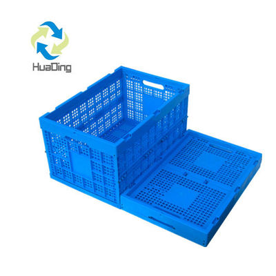 Gray Mesh Plastic Folding Crate The Perfect Solution for Industrial Storage and Transport
