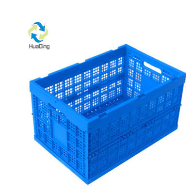 Gray Mesh Plastic Folding Crate The Perfect Solution for Industrial Storage and Transport