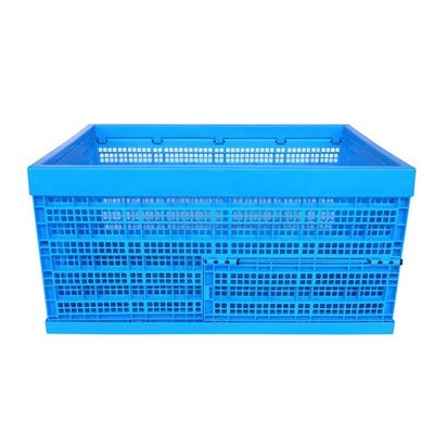 Gray Mesh Plastic Folding Crate The Perfect Solution for Industrial Storage and Transport