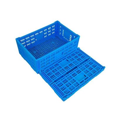 Foldable Antislip Plastic Crates Perfect for Storing and Transporting Produce