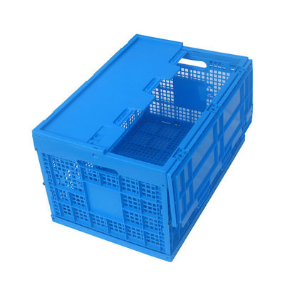 Foldable Antislip Plastic Crates Perfect for Storing and Transporting Produce