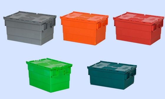 Customized Stackable Plastic Crates and Nestable Plastic Tote Boxes