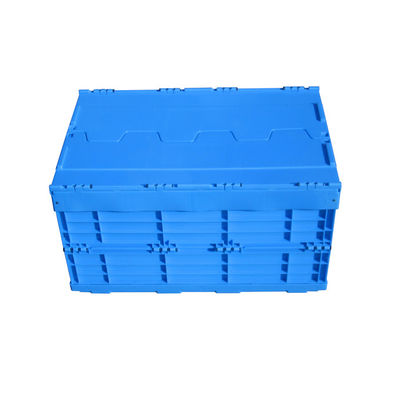 Collapsible Plastic Crate for Space-saving Warehouse Fruit Picking 600*400*360mm