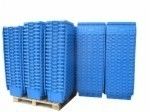 Auto Parts Storage Made Simple Plastic Nested and Stacked Hinged Container with Lid