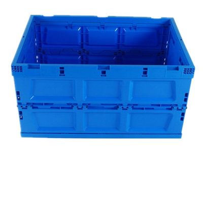 Foldable and Collapsible Plastic Food Grade Storage Box Container for Fruit Warehouse