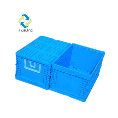 HUADING Foldable Collapsible Plastic Crate for Personal Care Made of Virgin PP Material