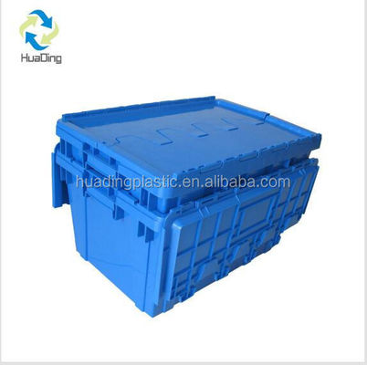 70L Heavy Duty Solid Moving Plastic Stacking Boxes for Industrial Chemical Industrial Food