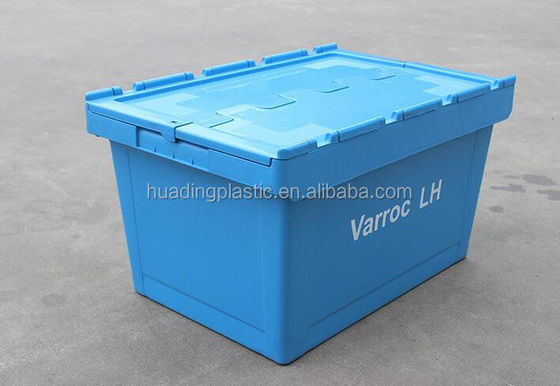 70L Heavy Duty Solid Moving Plastic Stacking Boxes for Industrial Chemical Industrial Food