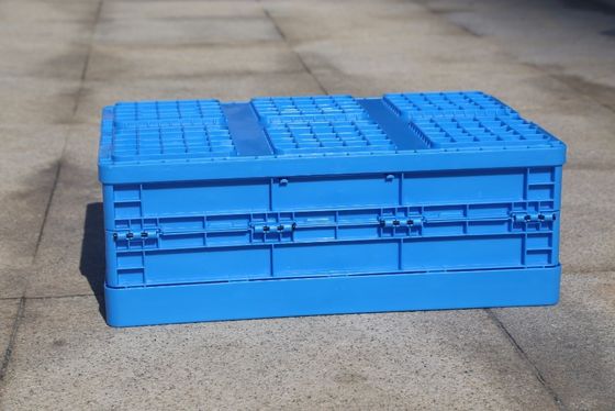 Space-saving Small Collapsible Plastic Storage Moving Boxes by HUADING Capacity 35 kg