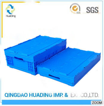 Glossy Lamination Lockable Clear Storage Boxes With Lids Plastic Crates for Chemical