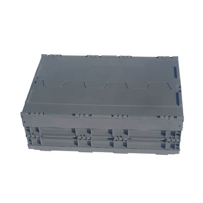 Glossy Lamination Lockable Clear Storage Boxes With Lids Plastic Crates for Chemical