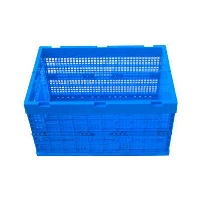 Collapsible Plastic Crates for Fruit Insertable Solid Nesting Turnover Moving Box