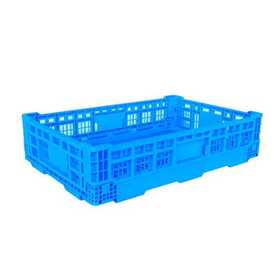 Recyclable HUADING Folding Plastic Crates for Vegetables and Fruits Produce Customized
