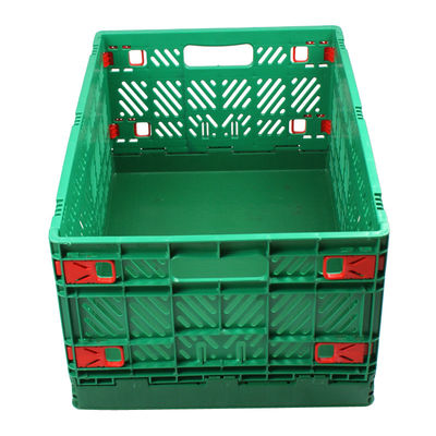Recyclable HUADING Folding Plastic Crates for Vegetables and Fruits Produce Customized
