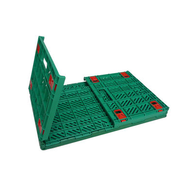 Recyclable HUADING Folding Plastic Crates for Vegetables and Fruits Produce Customized