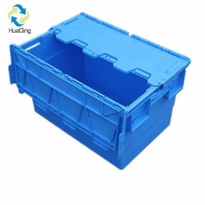 Stackable 5 Layers PP 68L 70L Plastic Turnover Box Storage Tote Box for Industrial