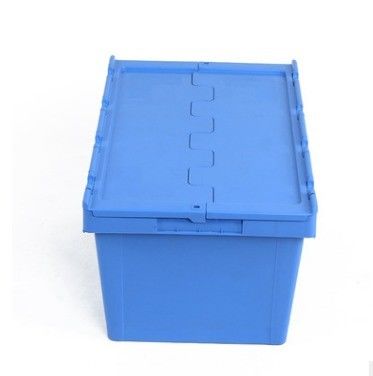 Chemical Warehouse Heavy Duty Moving Boxes with Attached Lid Industrial Containers