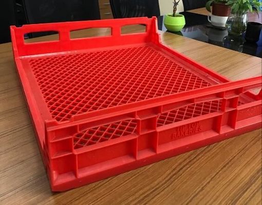 690*605*150mm Food Grade Plastic Bakery Crate for Large Capacity Food Container