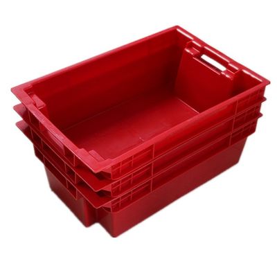 Food Grade Stacked and Nested Meat Injection Container Box with Conditioning Function