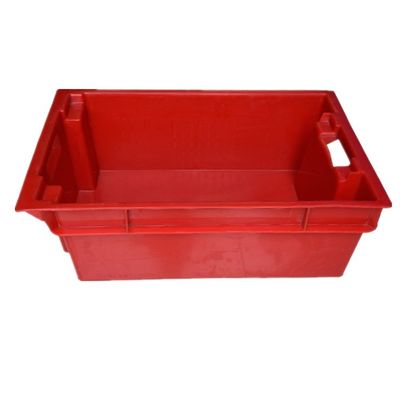 Food Grade Stacked and Nested Meat Injection Container Box with Conditioning Function