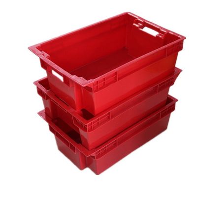 Food Grade Stacked and Nested Meat Injection Container Box with Conditioning Function