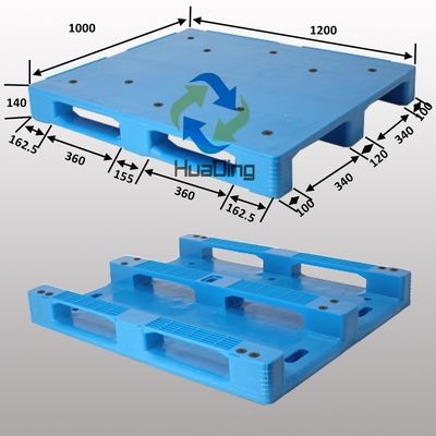 Recyclable Industry Pallet Blue Plastic One Way or Any Requested Color Single Faced 6T