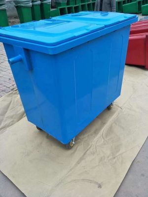 Custom Labeling Options HUADING Outdoor Steel Garbage Bin for Easy Waste Disposal