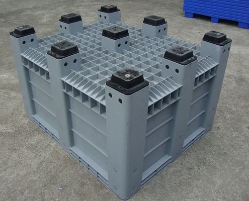 1200*1000*760mm Large Plastic Pallet Box with Labeling Options and Dynamic Load 1T