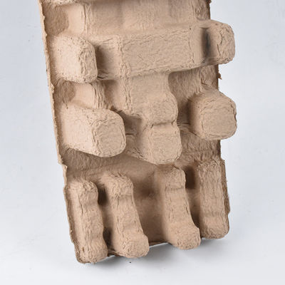 Recyclable Custom Molded Fiber Paper Pulp Mold Packaging Carton Trays by HUADING