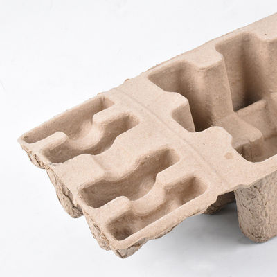 Recyclable Custom Molded Fiber Paper Pulp Mold Packaging Carton Trays by HUADING