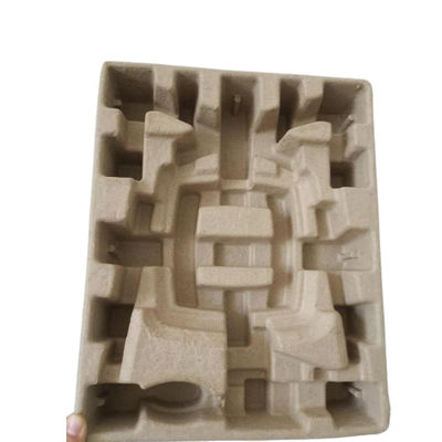 Recyclable Custom Molded Fiber Paper Pulp Mold Packaging Carton Trays by HUADING