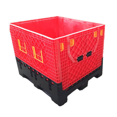 Static Load 4T HDPE Collapsible Pallet Box for Industrial Storage and Transportation