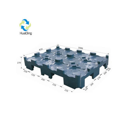 4-Way Entry Type Heavy Duty High Density Pallet for 5 Gallon Water Bottle Storage Rack