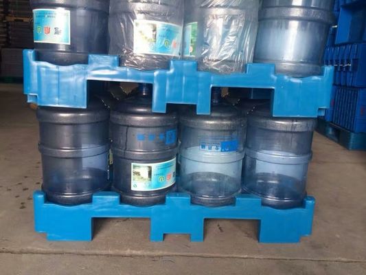 4-Way Entry Type Heavy Duty High Density Pallet for 5 Gallon Water Bottle Storage Rack
