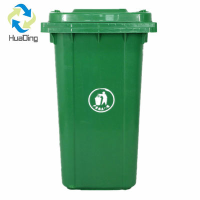 240L Plastic Waste Bin with Wheels Anti-slip Rubber Inserted